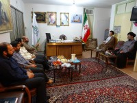 دیدار برخی از مسئولین از ستاد بازسازی عتبات عالیات استان کرمانشاه