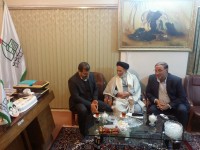 دیدار معاون اداری و مالی شهرداری کرمانشاه و ریاست ستاد بازسازی عتبات عالیات استان
