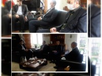 نشست ریاست و معاونین  محترم ستاد بازسازی عتبات عالیات استان کرمانشاه با دکتر آزادی