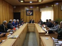 دیدار ریاست محترم ستاد توسعه و بازسازی عتبات عالیات کشور جناب آقای جلال مآب با استاندار محترم جناب آقای صحرایی و معاونین مربوطه