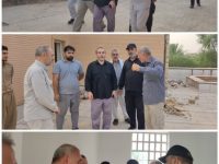بازدید جناب دکتر صحرایی استاندار محترم کرمانشاه و رئیس ستاد اربعین استان از قرارگاه اسکان و تغذیه ستاد توسعه و بازسازی عتبات عالیات