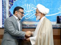 مراسم معارفه سرپرست جدید ستاد توسعه و بازسازی عتبات عالیات استان کرمانشاه حاج فهام مرادپور