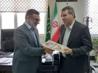 جلسه سرپرست ستاد توسعه و بازسازی عتبات عالیات استان کرمانشاه با دکتر قادری فصیح معاون ستاد صبر دادگستری استان و هماهنگی
