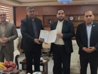 دیدار رئیس ستاد توسعه و بازسازی عتبات عالیات استان کرمانشاه با مدیر عامل و معاونین بانک تجارت استان
