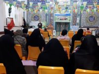 مراسم جشن میلاد امام زمان عجل الله تعالی فرجه الشریف با عنوان نقش توسعه و بازسازی عتبات عالیات در فرهنگ مهدوی در مسجد انبیا کرماشاه