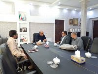 دیدار جانشین و معاونت جذب و مشارکت‌های مردمی ستاد توسعه و بازسازی عتبات عالیات استان کرمانشاه با مدیر عامل شرکت برق بیستون