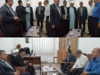 جلسه تکریم ومعارفه دبیرستادتوسعه وبازسازی عتبات عالیات شهرستان هرسین