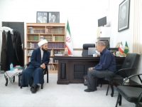 یدار مسئول جذب و امور فرهنگی ستاد توسعه و بازسازی عتبات عالیات استان کرمانشاه با امام جمعه محترم شهرستان سرپل‌ذهاب و دبیر شهرستان قصرشیرین